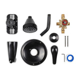 MSI 1-Handle 1-Spray Tub and Shower Faucet with Pressure Balance Valve - 608 Matte Black Faucets
