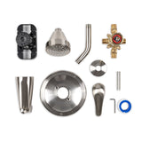MSI 1-Handle 1-Spray Tub and Shower Faucet with Pressure Balance Valve - 608 Nickel Brushed Faucets