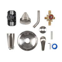 MSI 1-Handle 1-Spray Tub and Shower Faucet with Pressure Balance Valve — surface detail in natural tonality