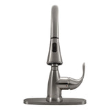 MSI 1 Handle Pull-Down Sprayer Kitchen Faucet - 803 Brushed Nickel Faucets