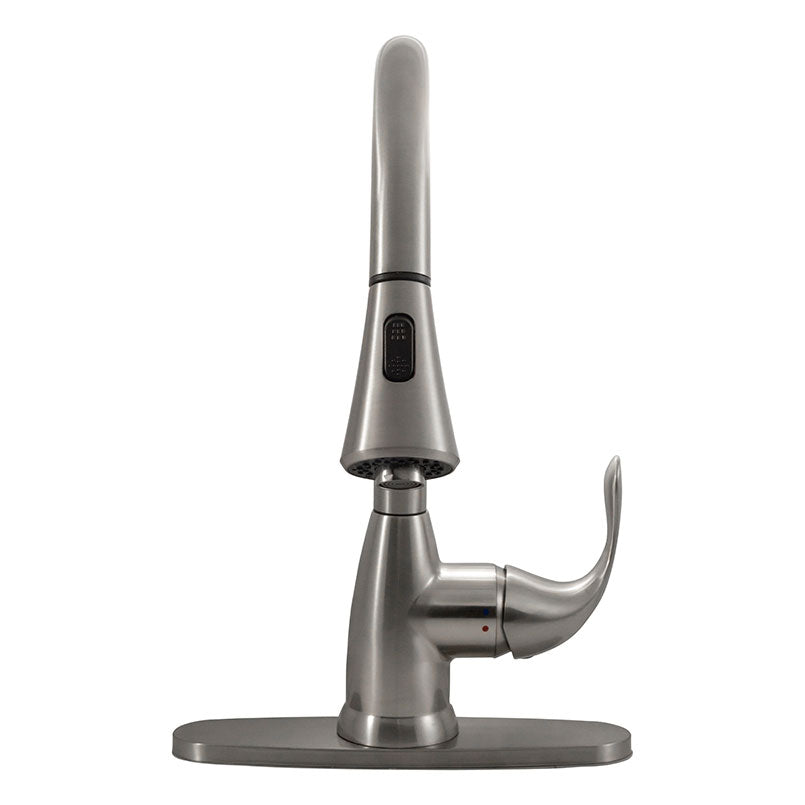 Modern Pull-Down Kitchen Faucet – 803 Brushed Nickel