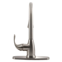 MSI 1 Handle Pull-Down Sprayer Kitchen Faucet — surface detail in natural tonality