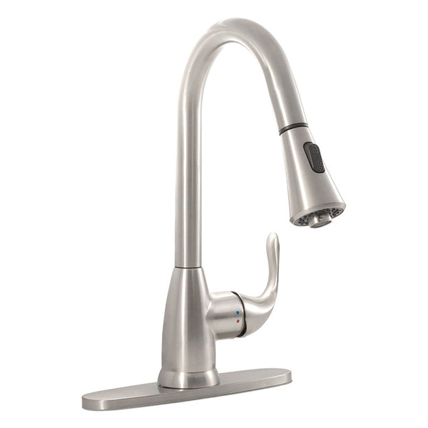 MSI 1 Handle Pull-Down Sprayer Kitchen Faucet - 803 Brushed Nickel Faucets
