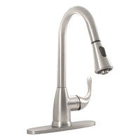 MSI 1 Handle Pull-Down Sprayer Kitchen Faucet high-arc spout single-handle kitchen faucet