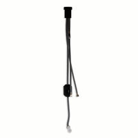 MSI 1-Handle Pull-Down Sprayer Kitchen Faucet with deckplate — surface detail in black tonality