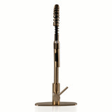 MSI 1-Handle Pull-Down Sprayer Kitchen Faucet with deckplate - 804 Gold Faucets