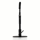 MSI 1-Handle Pull-Down Sprayer Kitchen Faucet with deckplate - 804 Matte Black Faucets