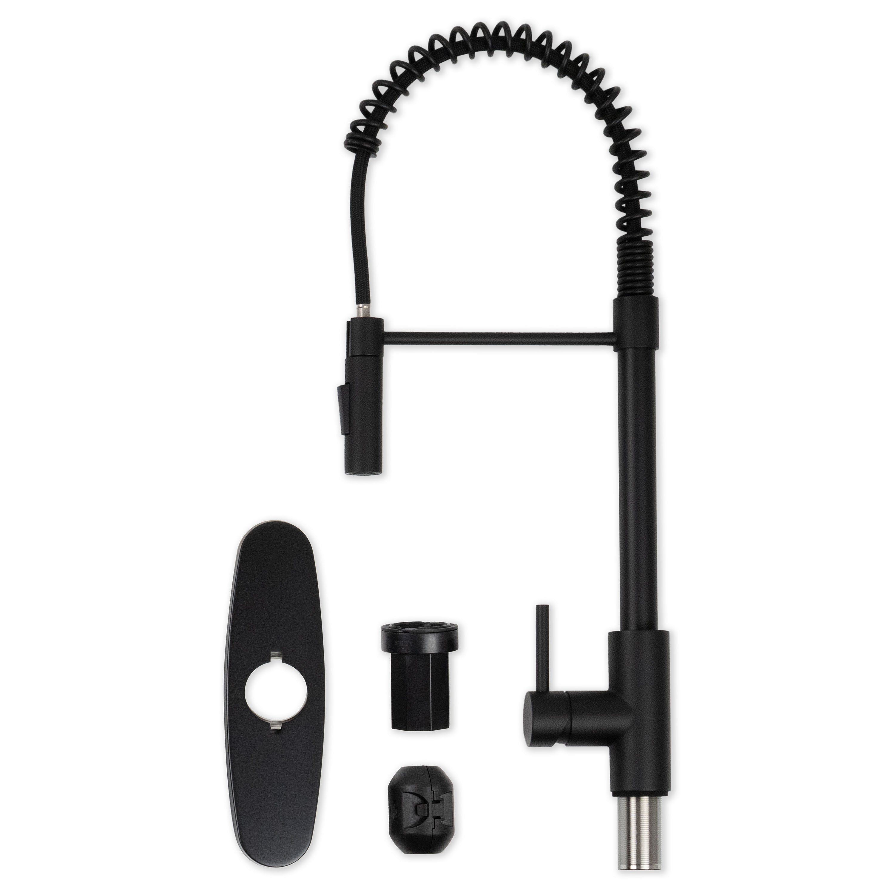 1-Handle Pull-Down Sprayer Faucet – 804 Matte Black