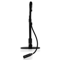 MSI 1-Handle Pull-Down Sprayer Kitchen Faucet with deckplate — surface detail in black tonality