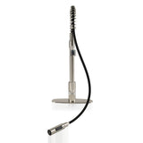 MSI 1-Handle Pull-Down Sprayer Kitchen Faucet with deckplate - 804 Nickel-Brushed Faucets