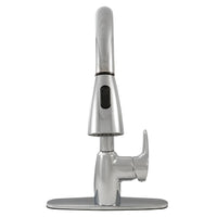 MSI 1 Handle Pull-Out Sprayer Kitchen Faucet — surface detail in natural tonality