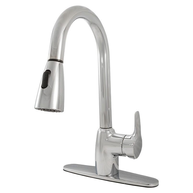 Contemporary Pull-Out Kitchen Faucet – 802 Chrome