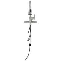 MSI 1 Handle Pull-Out Sprayer Kitchen Faucet — surface detail in natural tonality