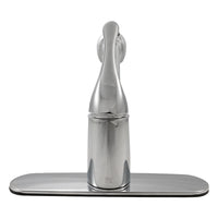 MSI 1-Handle Pull-Out Sprayer Kitchen Faucet — surface detail in natural tonality