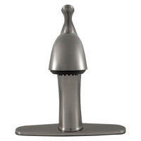 MSI 1-Handle Pull-Out Sprayer Kitchen Faucet — surface detail in natural tonality