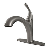 MSI 1-Handle Pull-Out Sprayer Kitchen Faucet - 804 Brushed Nickel Faucets