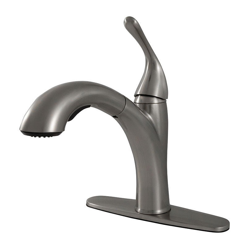 Pull-Out Kitchen Faucet – 804 | Brushed Nickel