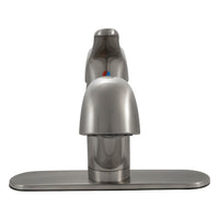MSI 1-Handle Pull-Out Sprayer Kitchen Faucet — surface detail in natural tonality