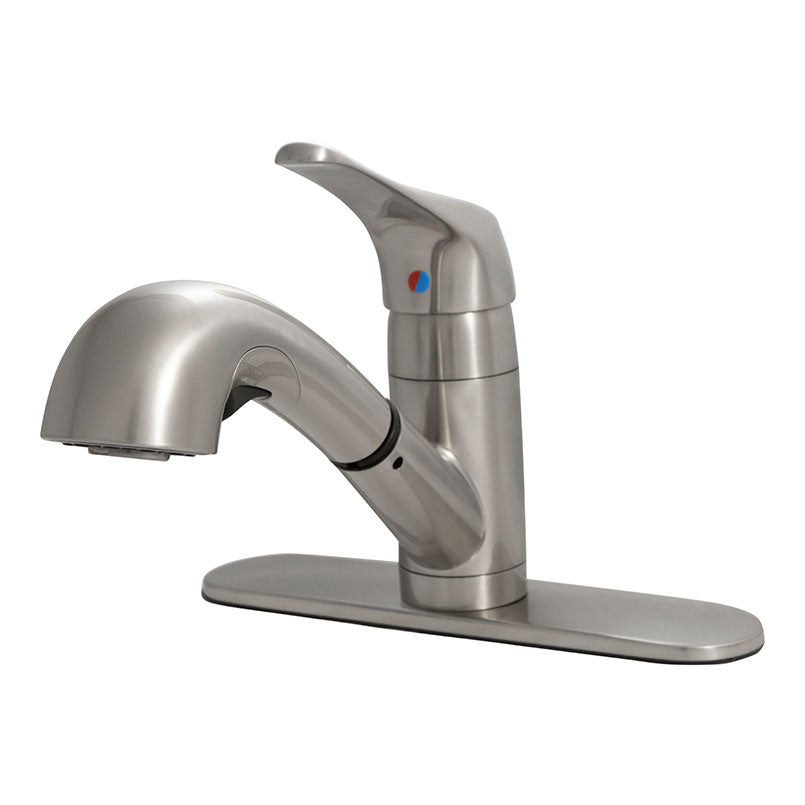 Modern Pull-Out Kitchen Faucet – 805 Brushed Nickel