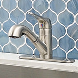 MSI 1-Handle Pull-Out Sprayer Kitchen Faucet - 805 Brushed Nickel Faucets