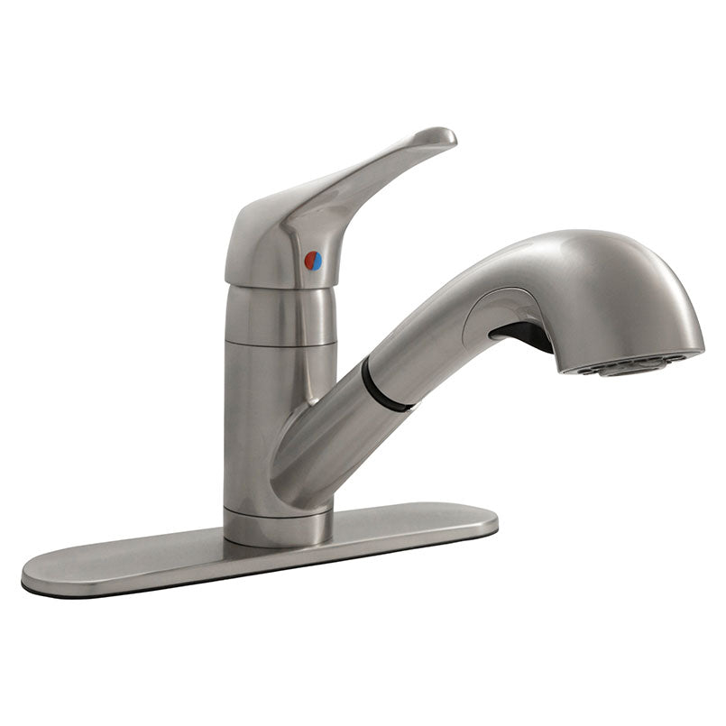 Modern Pull-Out Kitchen Faucet – 805 Brushed Nickel