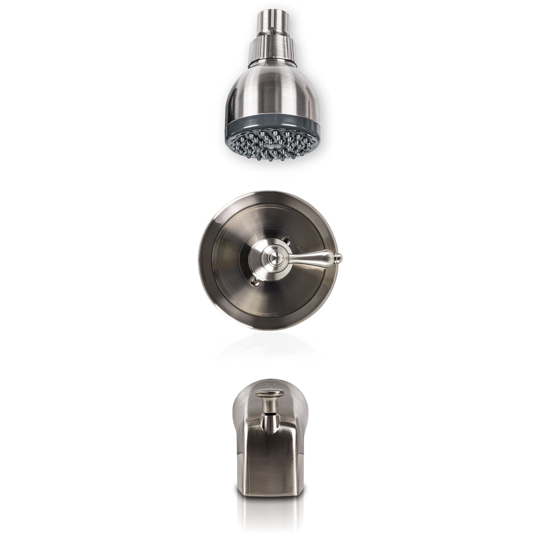 MSI 1 Handle Shower/Tub Faucet With Valve- 607 Brush Nickel Faucets