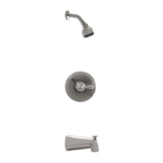 1-Handle Shower/Tub Faucet with Valve – Brushed Nickel