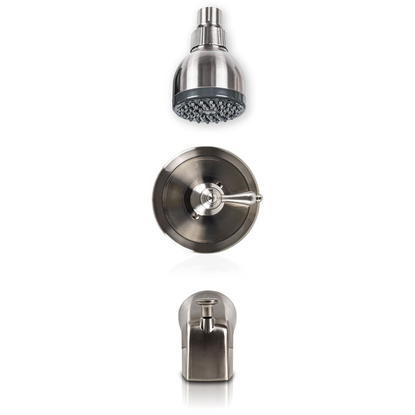 MSI 1 Handle Shower/Tub Faucet With Valve- 607 Brush Nickel Faucets
