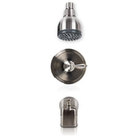 MSI 1 Handle Shower/Tub Faucet With Valve- 607 Brush Nickel Faucets — Kitchen Faucet