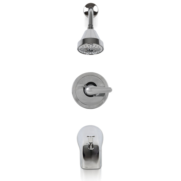 MSI 1 Handle Shower/Tub Faucet With Valve- 608 Chrome Faucets