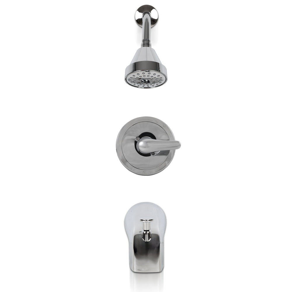 MSI 1 Handle Shower/Tub Faucet With Valve- 608 Chrome Faucets — Kitchen Faucet