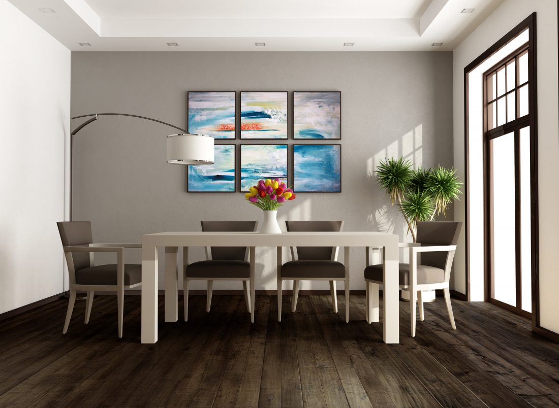 Maple Stout engineered hardwood room scene
