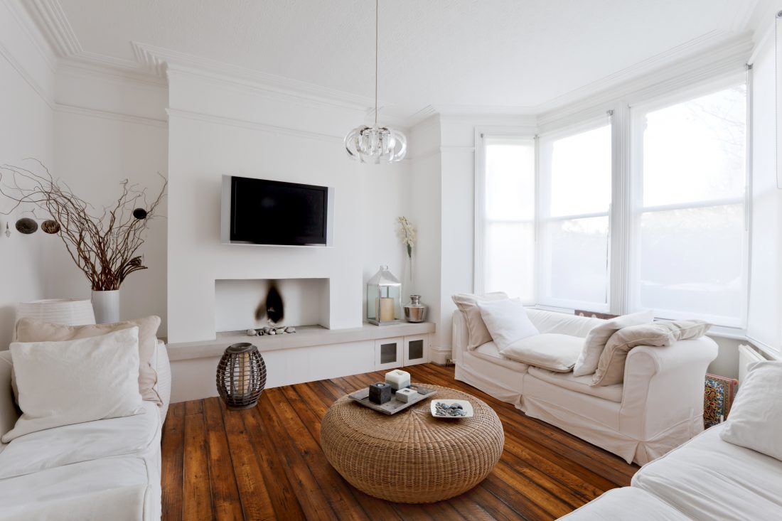 Maple Cognac engineered hardwood room scene