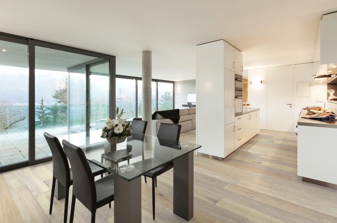 Oak Swansea engineered hardwood room scene