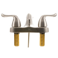 MSI 2 Handle Bathroom Faucet — surface detail in natural tonality