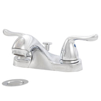 MSI 2 Handle Bathroom Faucet — surface detail in natural tonality