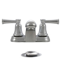 MSI 2 Handle Bathroom Faucet — surface detail in natural tonality