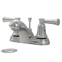 MSI 2 Handle Bathroom Faucet — surface detail in natural tonality