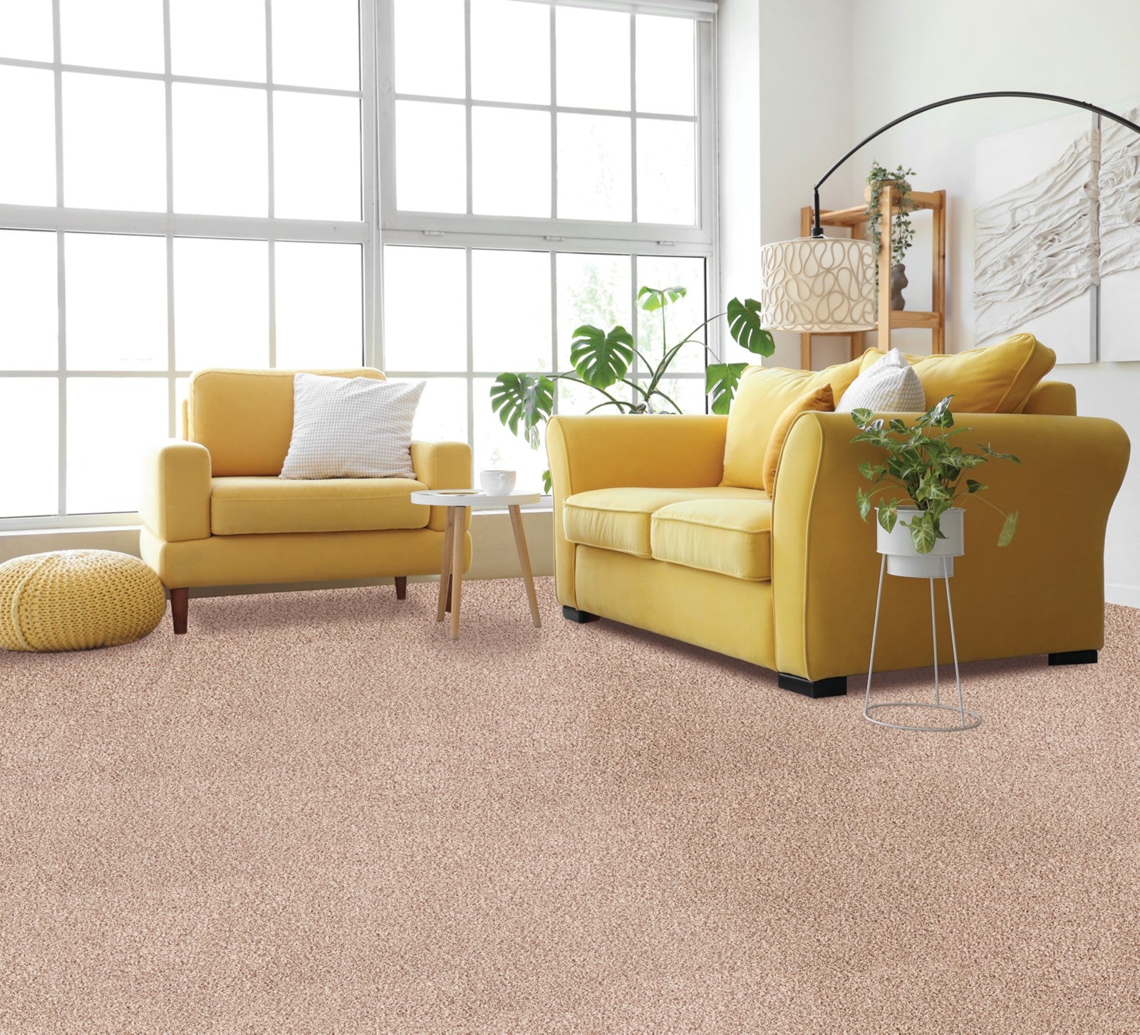 Mohawk Natural Selection II in Weathered Grey, Carpet room scene