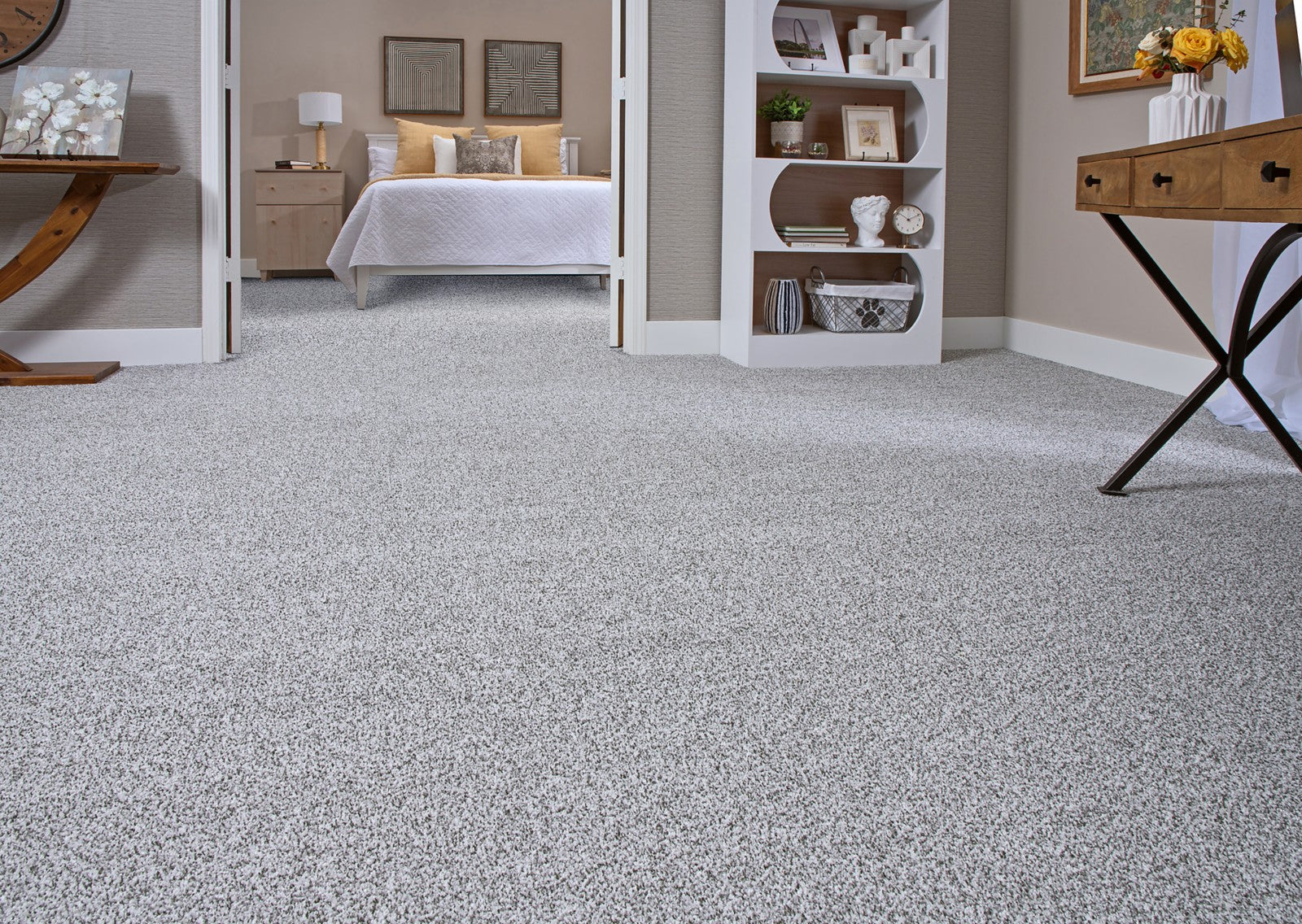 Mohawk Innovative Comfort III in Waterfall, Carpet room scene