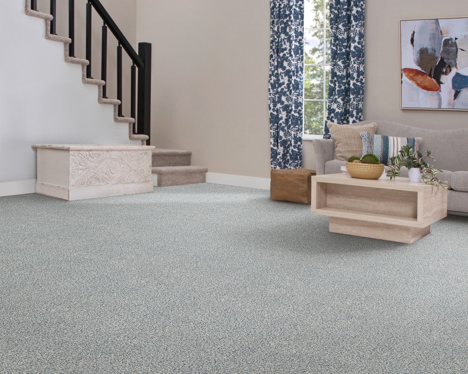 Mohawk Innovative Comfort I in Brocade, Carpet room scene