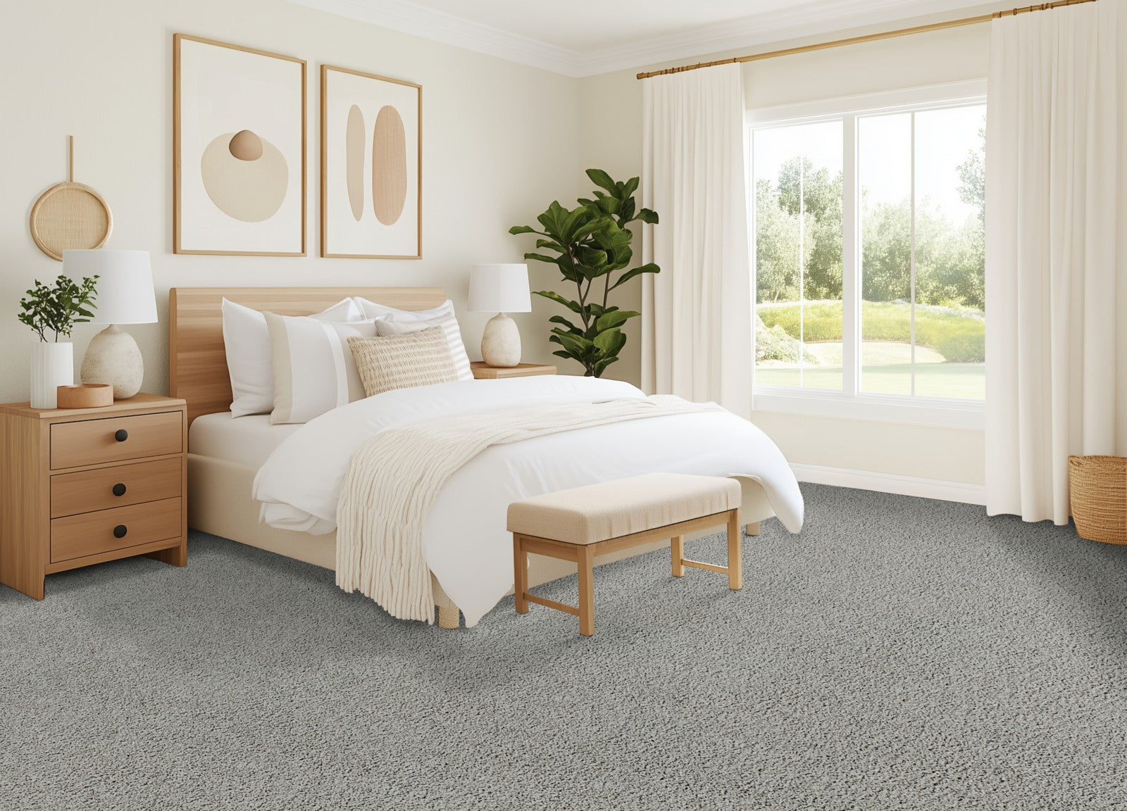 Mohawk Gentle Guardian I in Haze, Carpet room scene