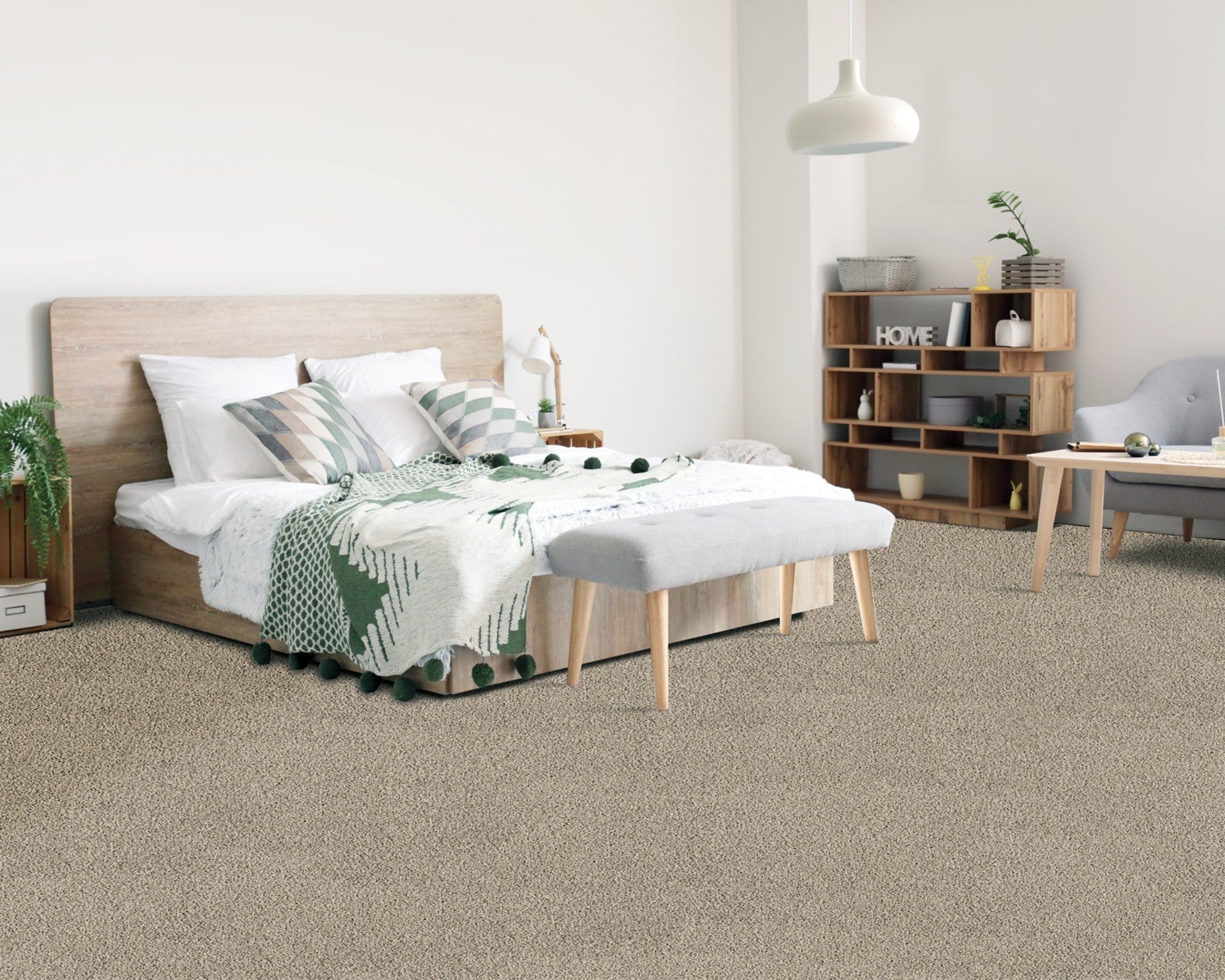 Mohawk Balance I in Bare, Carpet room scene