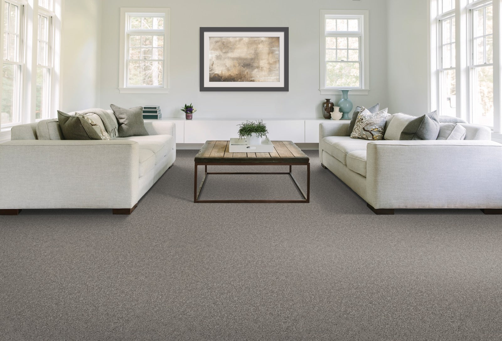 Mohawk Natural Purpose in Cookie Crumble, Carpet room scene