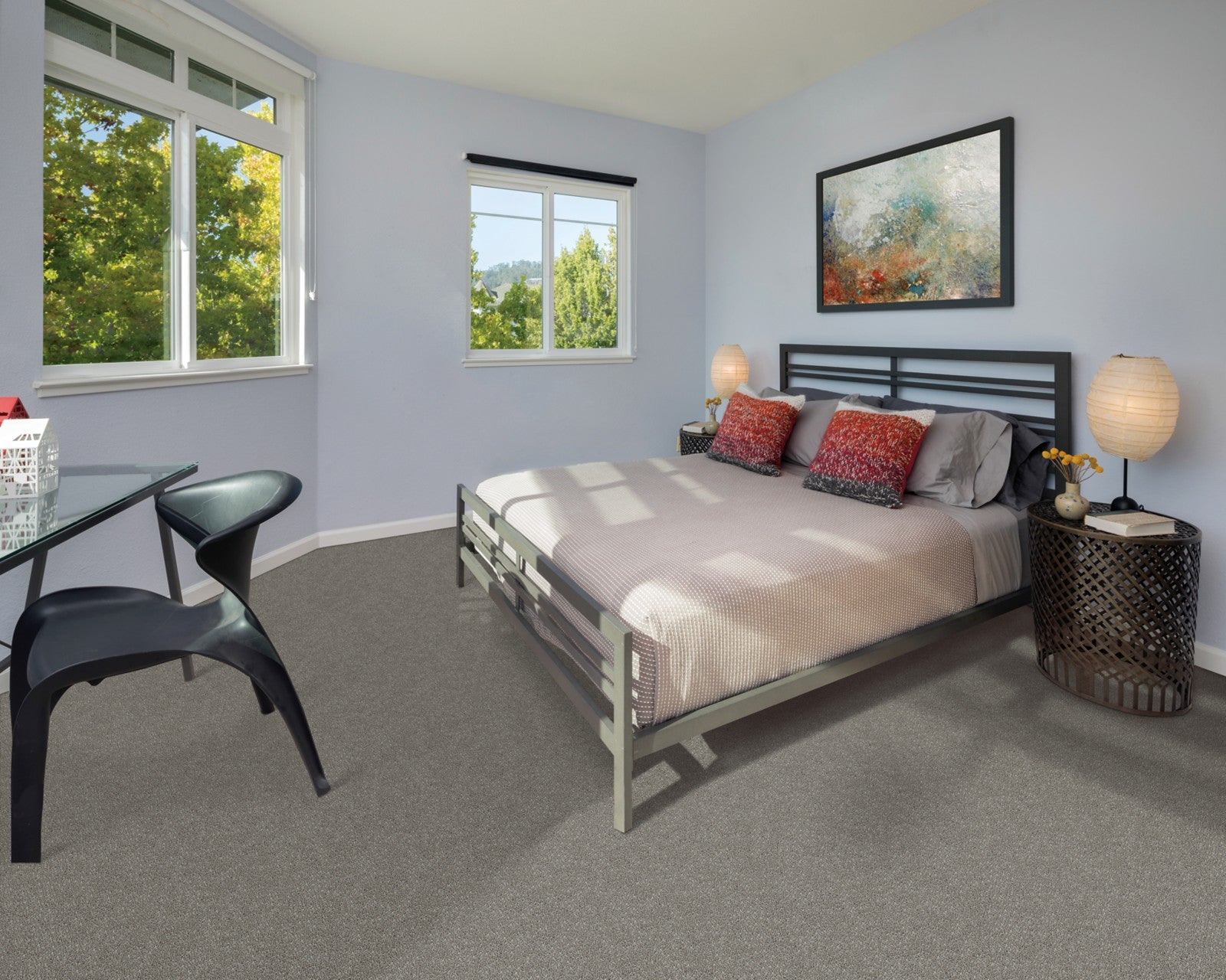 Mohawk Tonal Chic I in Hunting Boots, Carpet room scene