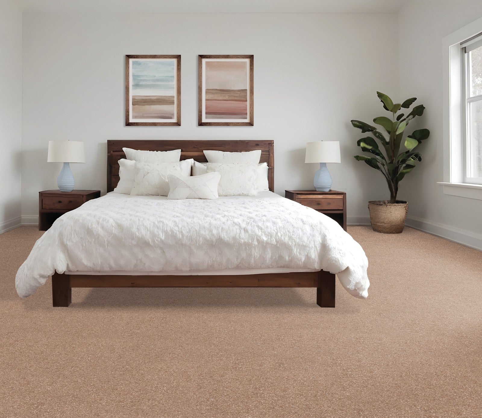 Mohawk Classical Design I in Cactus Rose, Carpet room scene