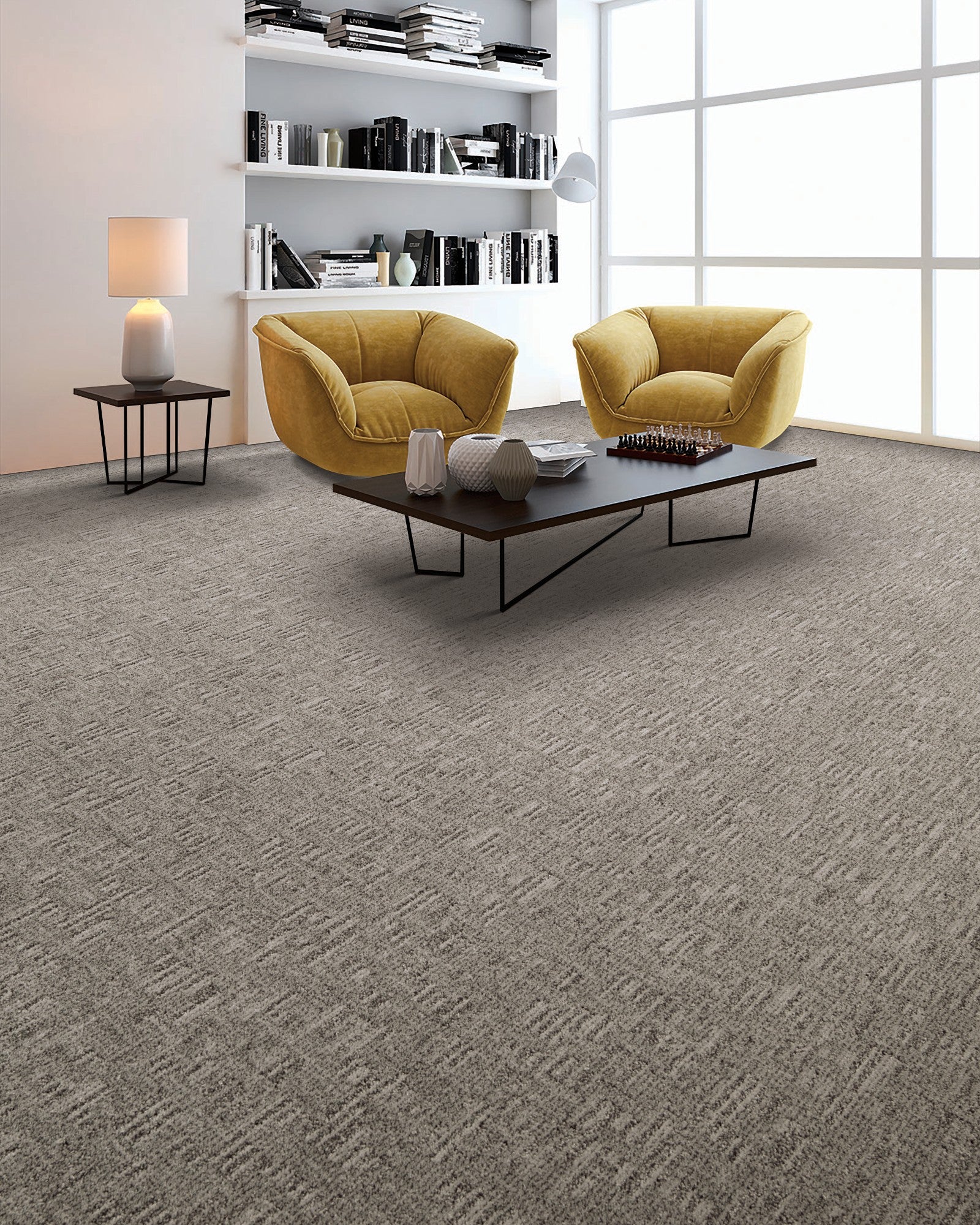Mohawk Random Nature in Gazelle, Carpet room scene