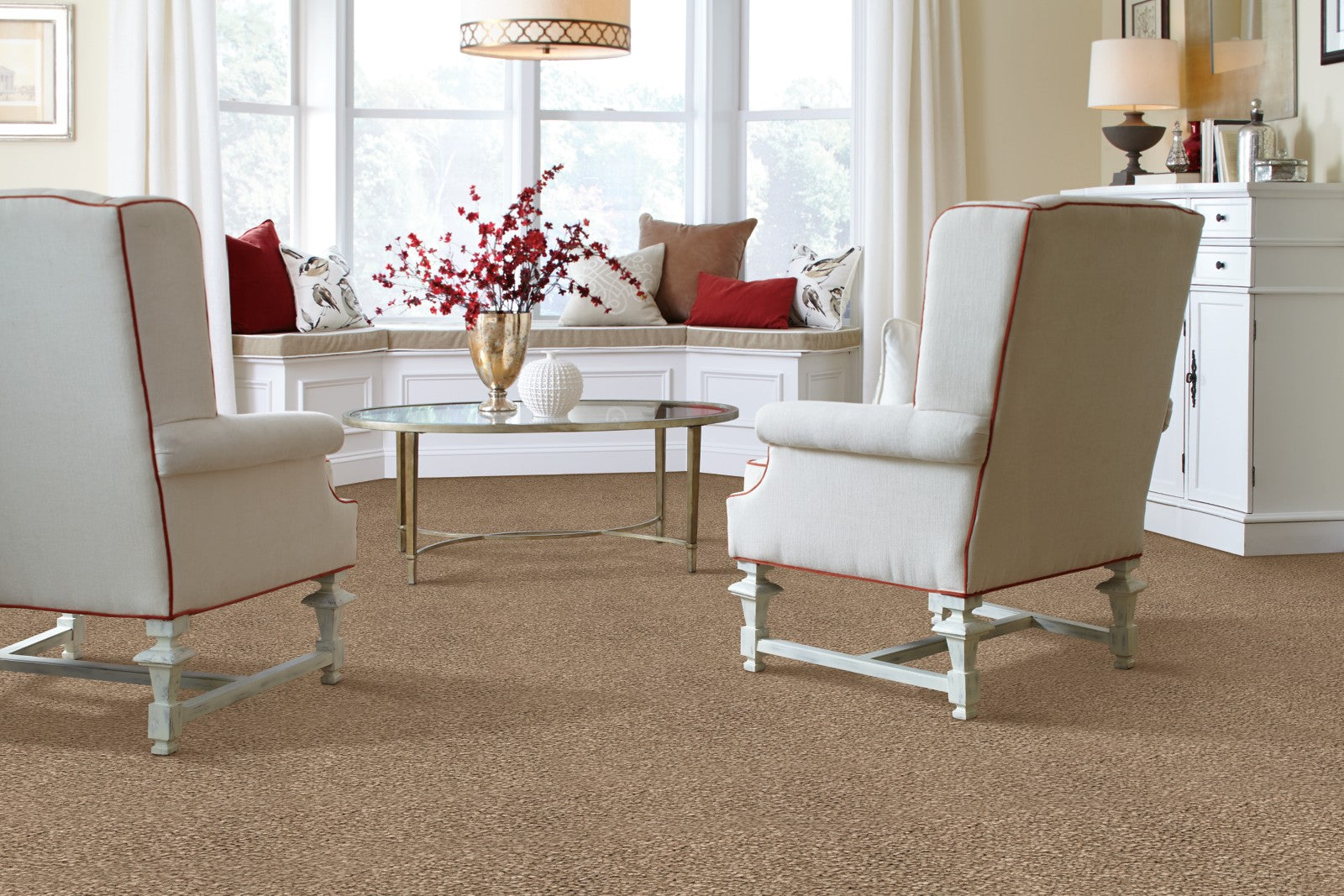 Mohawk Striking Option in Classic Navy, Carpet room scene