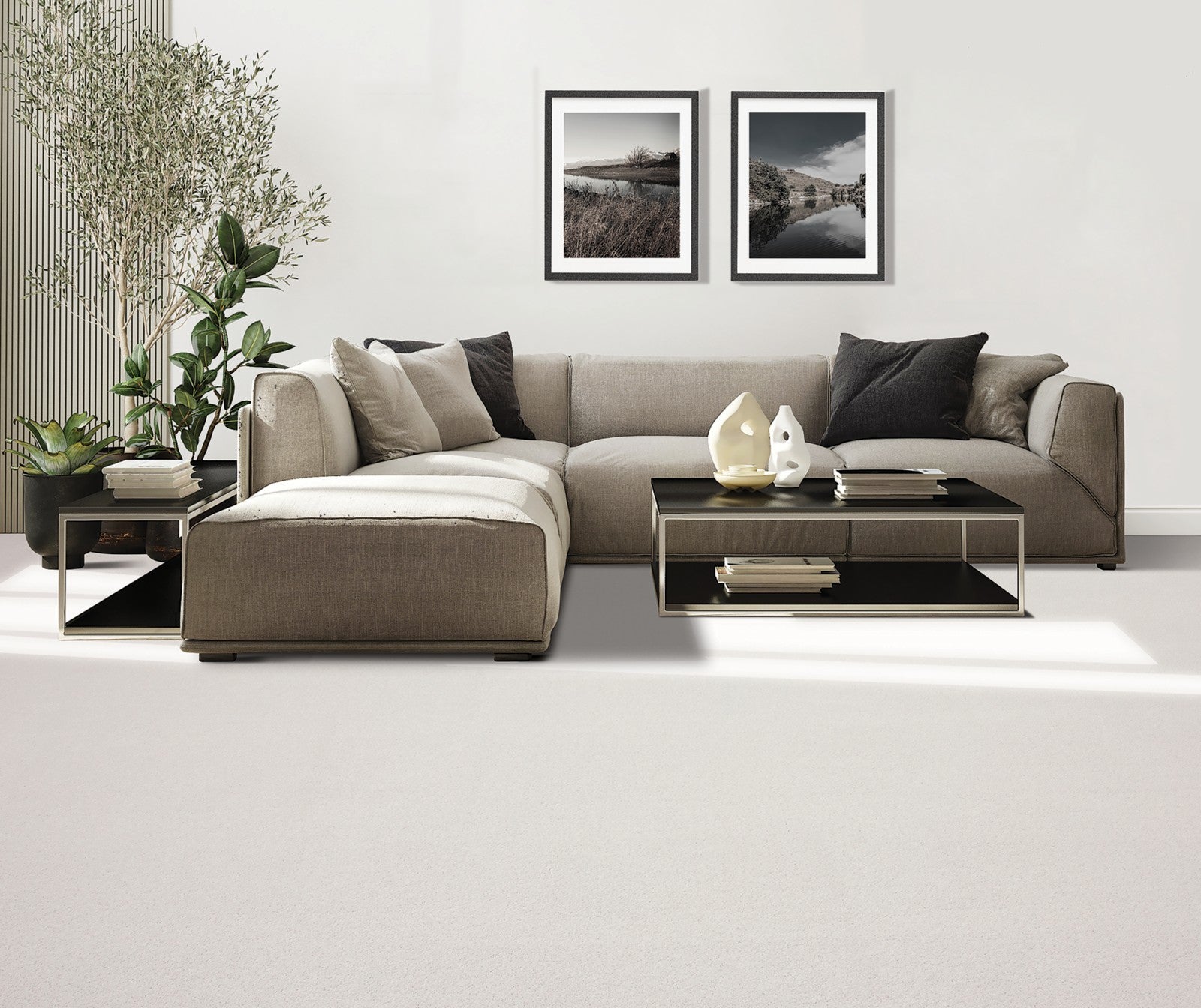Mohawk Quality Living II in Glacier, Carpet room scene