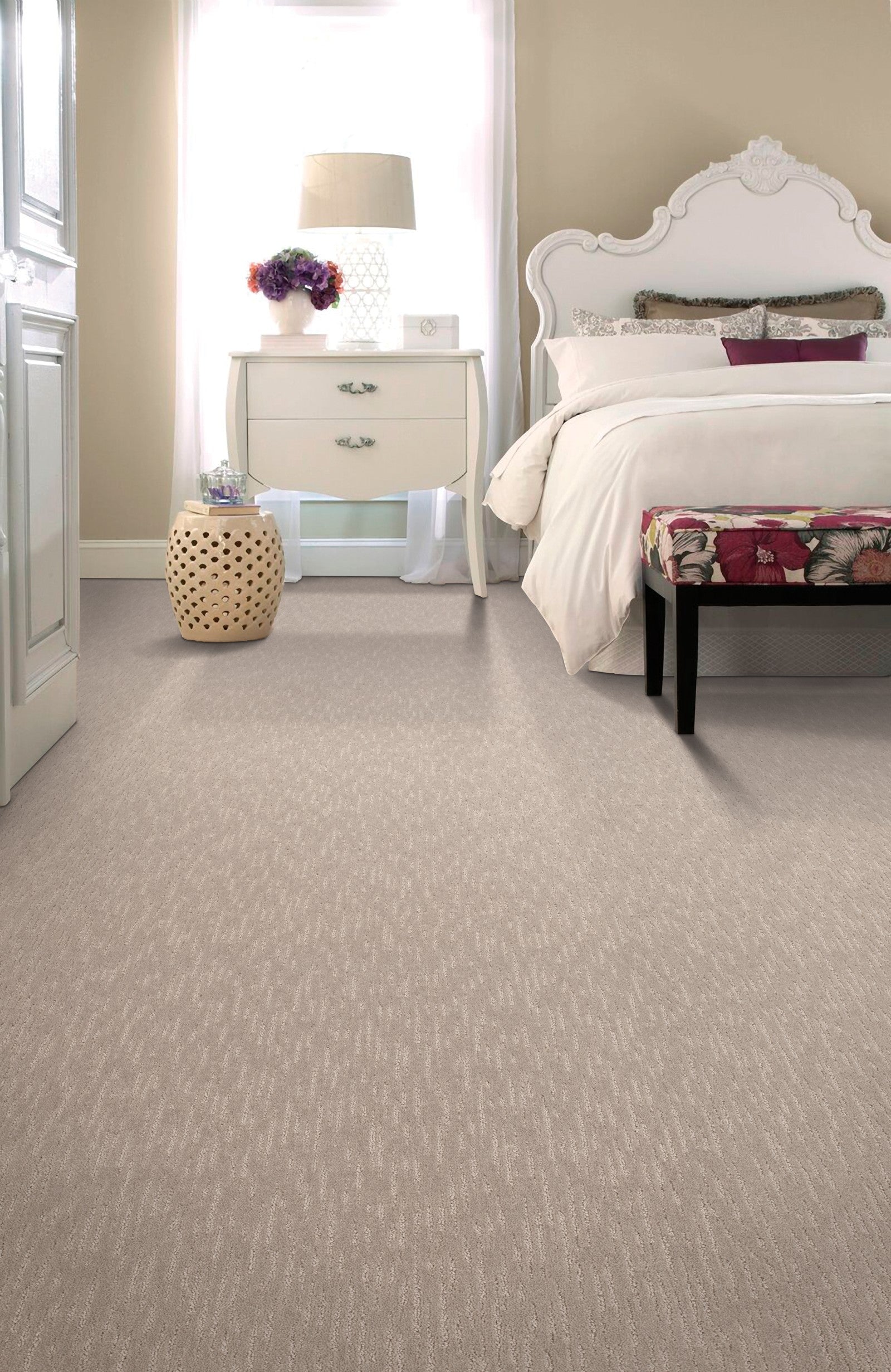 Mohawk Enduring Idea in Nutmeg Swirl, Carpet room scene